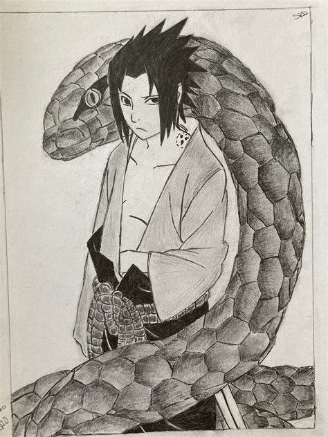 Sasuke And The Snake Etsy