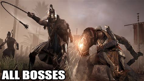 Assassin S Creed Origins All Bosses With Cutscenes Hd 1080p60 Pc Youtube