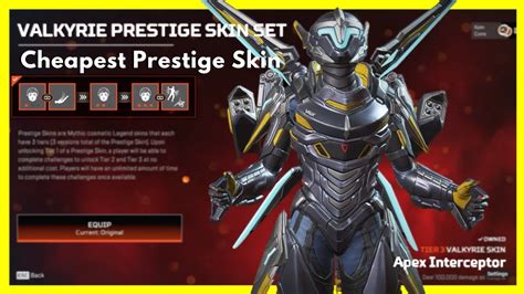 Cheapest Way To Get Valkyrie S Prestige Skin In Apex Legends Neon Network Event Youtube