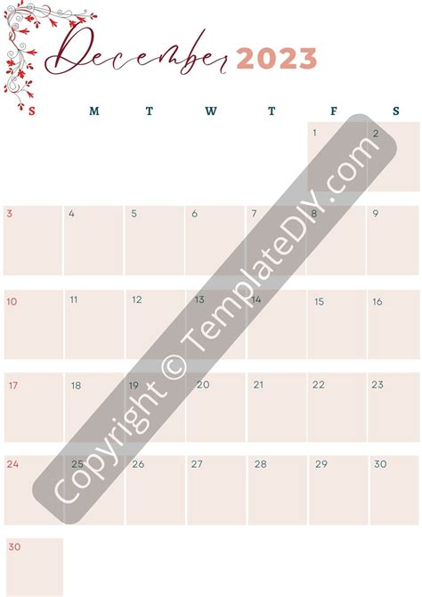 December 2023 Calendar Printable Dec 2023 Calendar Recette 2023