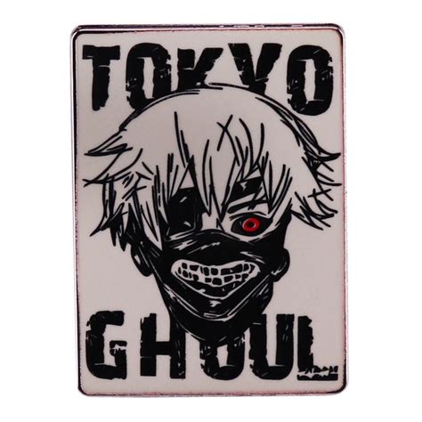 Tokyo Ghoul Kaneki Portrait Enamel Pin — Distinct Pins