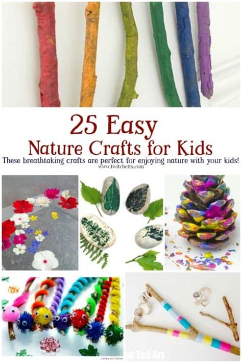 25 Easy Nature Crafts For Kids To Make This Summer Twitchetts