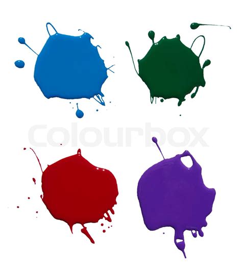 Paint Splash Stock Image Colourbox