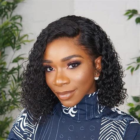 Another hair review but with a twist.i did these 10 easy trendy and viral hairstyles on this 360 curly that i've seen on pinterest and instagram. Jerry Curl Bob Wig Side Part 13x6 Frontal Lace Wig | Luvme ...