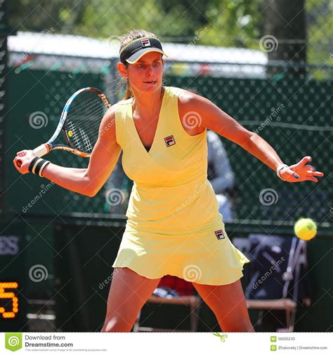 Professional Tennis Player Julia Goerges Of Germany During
