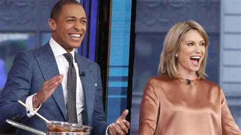 Gma S Amy Robach And T J Holmes Sweet Off Screen Relationship Revealed