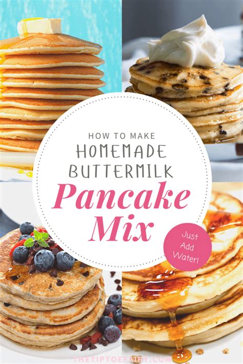 Easy Homemade Buttermilk Pancake Mix Just Add Water No Eggs The