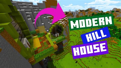 Modern house for minecraft pe, which is on the map, just perfect. How To Build A Modern Hill House I Minecraft I Bedrock version - YouTube