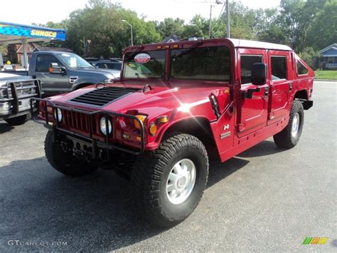 Candy Apple Red 1999 Hummer H1 Hard Top Exterior Photo 70481651