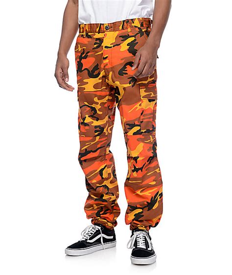 Rothco Bdu Savage Orange Camo Cargo Pants Zumiez