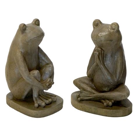 Frog Garden Statues At