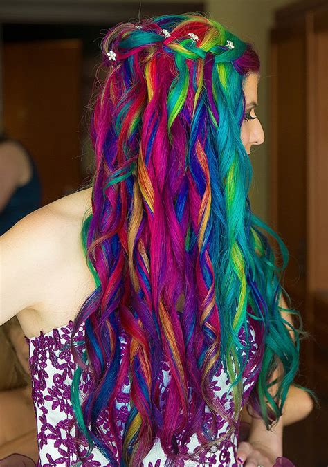 rainbow hair color hair color crazy pretty hair color crazy hair hair dos hair hair prom