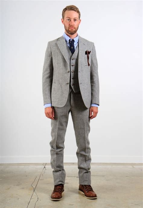 The Fall Suit Band Of Outsiders 3 Piece Tweed Tailored Suit Por