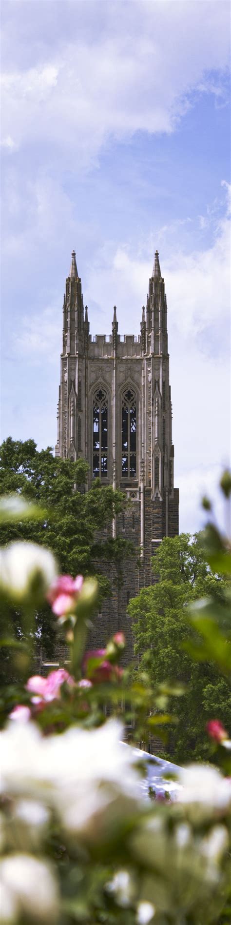 The Dukeuniversity Chapel Towers Over The Universitys West Campus