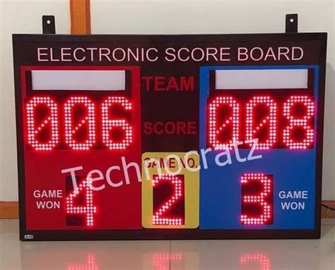 Electronic Scoreboard Led Tennis Scoreboard Manufacturer From New Delhi
