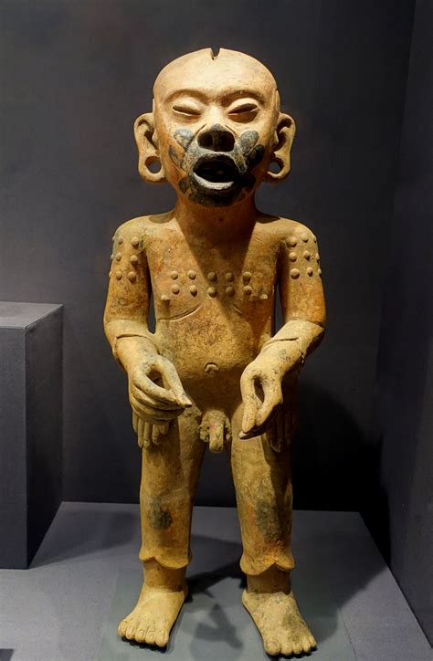 Aztec God Xipe Totec Color Race Precolumbian Lacma Clay Figurine