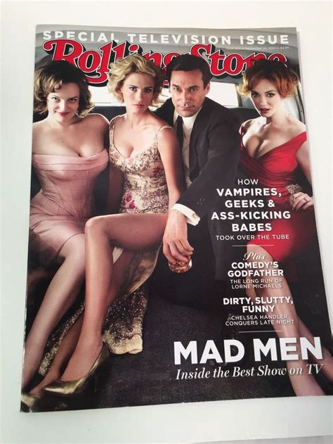 Mad Men Rolling Stone Issue Sept 16 2010 Jon Hamm Elisabeth Moss January Jones Rolling Stone