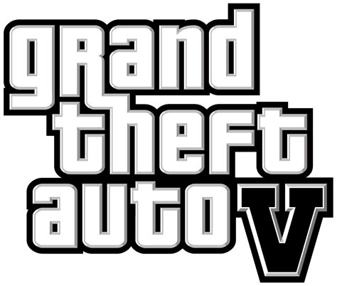 Grand Theft Auto V Logo Png Transparent Image Png Mart