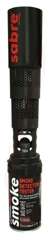 But that leaves you vulnerable if there is a real fire and isn't safe at all. SABRE : Smoke Sabre Smoke Detector Tester, Telescopic Exit ...