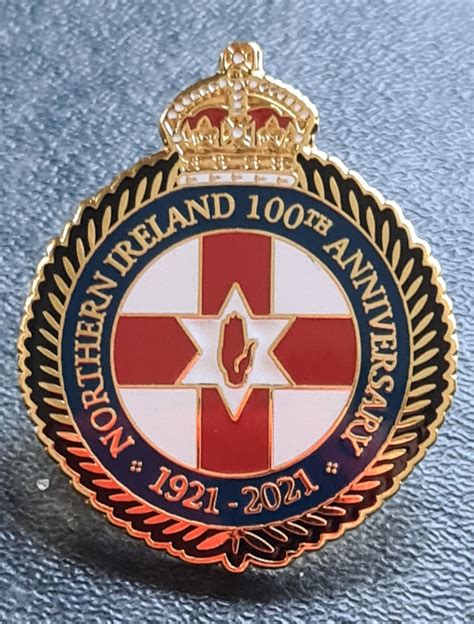 Northern Ireland 100th Anniversary Pin Badge Empire Poppy Store