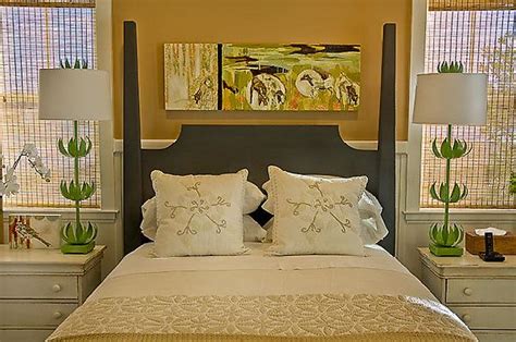 Paint these wall stencils every which way or in a pattern for a really custom look. Mustard Yellow Paint Design Ideas