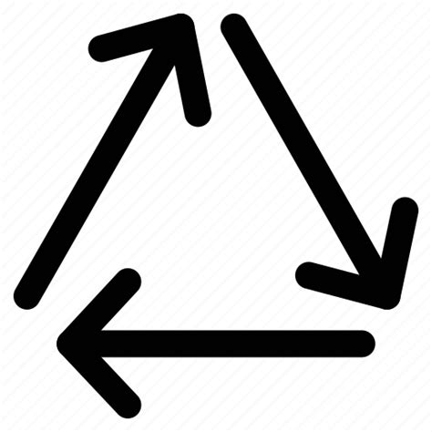 Arrows Directions Shape Triangular Icon