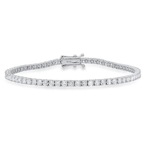 14k White Gold Tennis Bracelet With Diamonds Westwood Jewelers