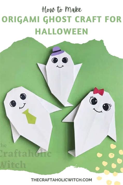How To Make Easy Origami Ghost Folding Instruction Video Origami