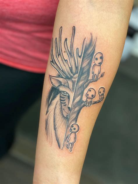 Forest Spirit And Kodama Tattoo Done By Ty Matsumoto At Skin Abrasions