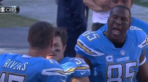 Antonio Gates To Phillip Rivers Im Gonna Beat Yo Ass Daily Snark