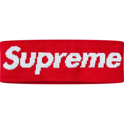New Era Big Logo Headband Fall Winter 2018 Supreme