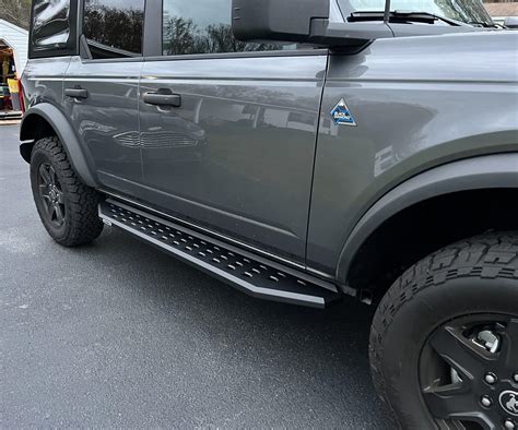 Go Rhino Rb20 Running Boards Installed Bronco6g 2021 Ford Bronco