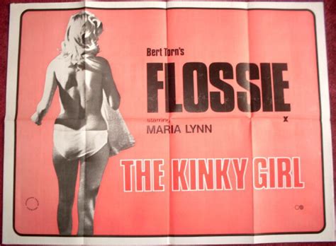 Cinema Poster Flossie Aka Swedish Sex Kitten 1974 Maria