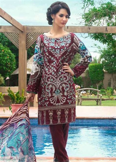 Zara Khan Embroidered Lawn Unstitched 3 Piece Suit Zk18l 2b Spring