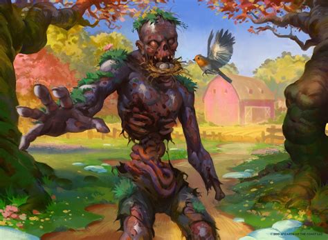 Mtg Art Extremely Slow Zombie 4 From Unstable Set By