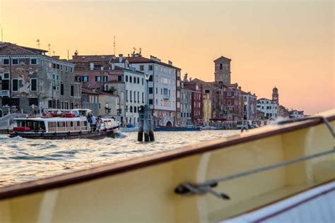 Venice Sunset Cruise By Typical Venetian Boat Getyourguide