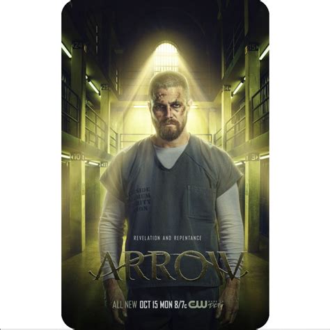 Arrow Season 7 Tv Poster Fridge Magnet