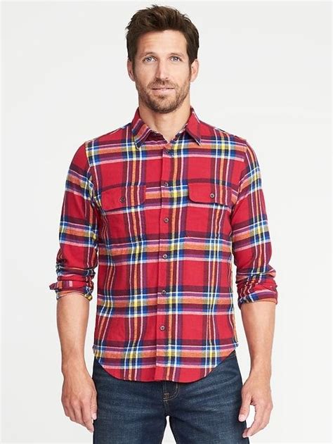 Regular Fit Built In Flex Flannel Shirt For Men Mens Flannel Shirt Mens Shirts Xmas Outfits