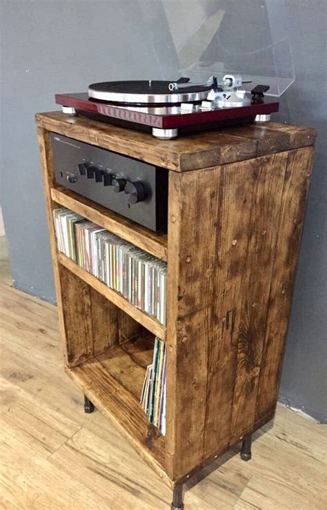 Now that i have everything together my dad and i are going to build a nice cabinet to put everything in.here is the order that i want to use.(top to bottom)1. Hi Fi Separates / Phono Cabinet | Etsy | Hifi furniture ...