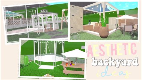 The 5 best roblox bloxburg house ideas rtweak. Three Aesthetic Backyard Ideas! | Two story house design, Unique house design, House plans with ...