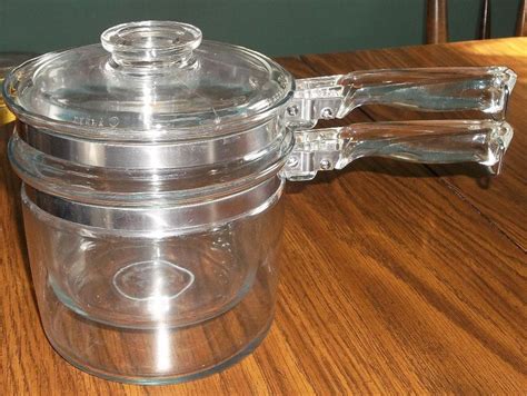 Pyrex Glass Bowl As Double Boiler Glass Designs
