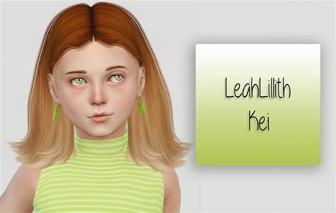 Sims 4 Hairs Simiracle Leahlillith`s Kei Hair Retextured For Girls