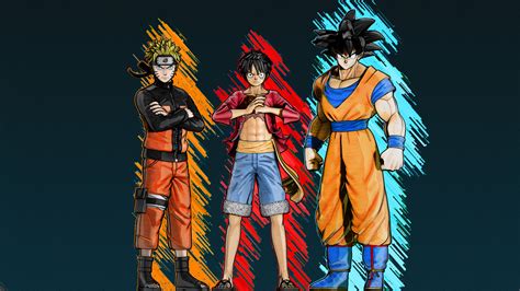 Cool Luffy And Naruto And Goku Naruto Goku Luffy Ichigo Foto Von