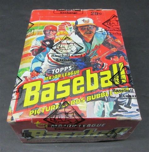 Unopened packs of original baseball cards. 1978 Topps Baseball Unopened Wax Box (BBCE Wrapped) #WaxBoxes #BBCE | Trading card box, Baseball ...