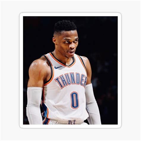 Russell Westbrook Sticker For Sale By Martell Yeezus Redbubble