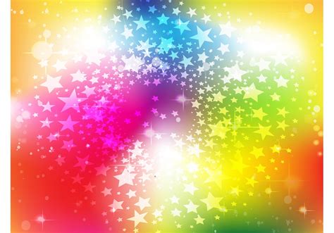Bright Rainbow Stars Background Download Free Vector Art Stock