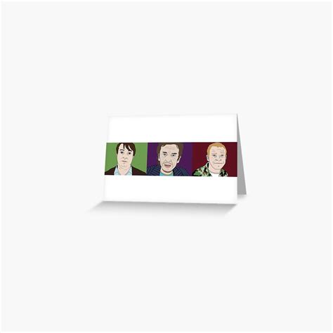 Mark Jeremy And Super Hans Peep Show Greeting Card For Sale By