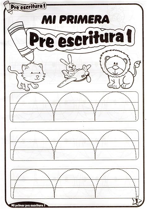 Fichas De Pre Escritura Para Niños De Primaria Fichas De Primaria