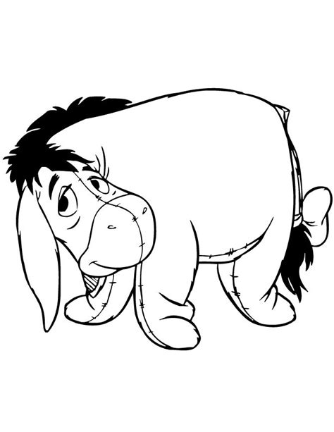 Eeyore Coloring Page Coloring Pages Tigger And Pooh Batman Coloring