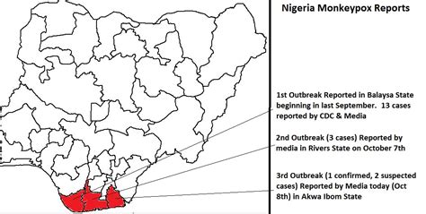 Most cases have been in africa. Avian Flu Diary: Nigeria: Media Reports of Monkeypox Cases ...